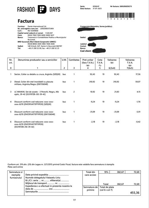 Lant/Colier Barbati Diesel