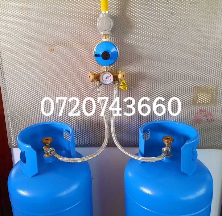 Pe stoc: Kit 2 butelii GPL 50 Litri, accesorii incluse, garantie+fact