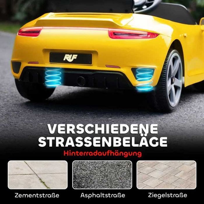 AIYAPLAY Електрическа количка RUF GT за деца, с дистанционно управление