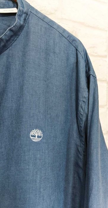 Timberland Оригинална мъжка ленена риза размер XXL / 2XL Slim fit