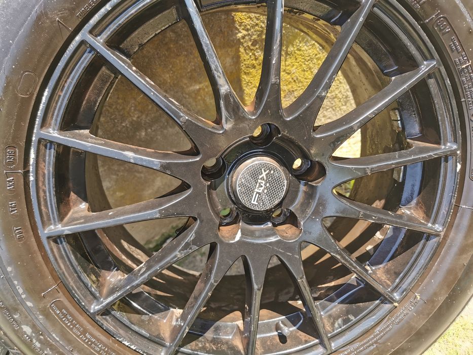 Roti Aliaj MARCA fox pt dacia duster R 17 SET compilet 4 bucati cu cau