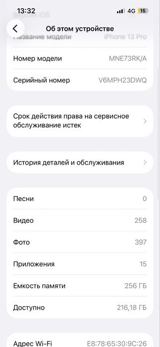 Айфон 13 про 256 гб