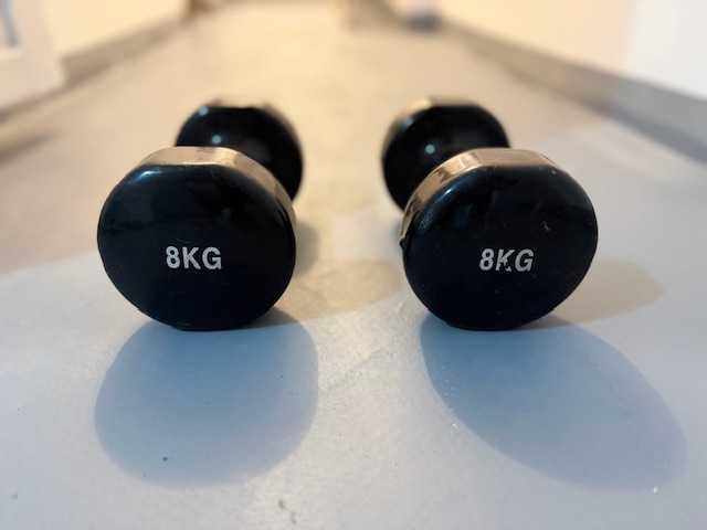 Gantere 8kg, putin folosite