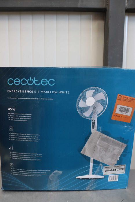 Вентилатор Cecotec EnergySilence 515 MaxFlow White 45W, 1-часов таймер