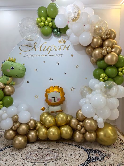 Фотозоны/мольберт гелевые шары