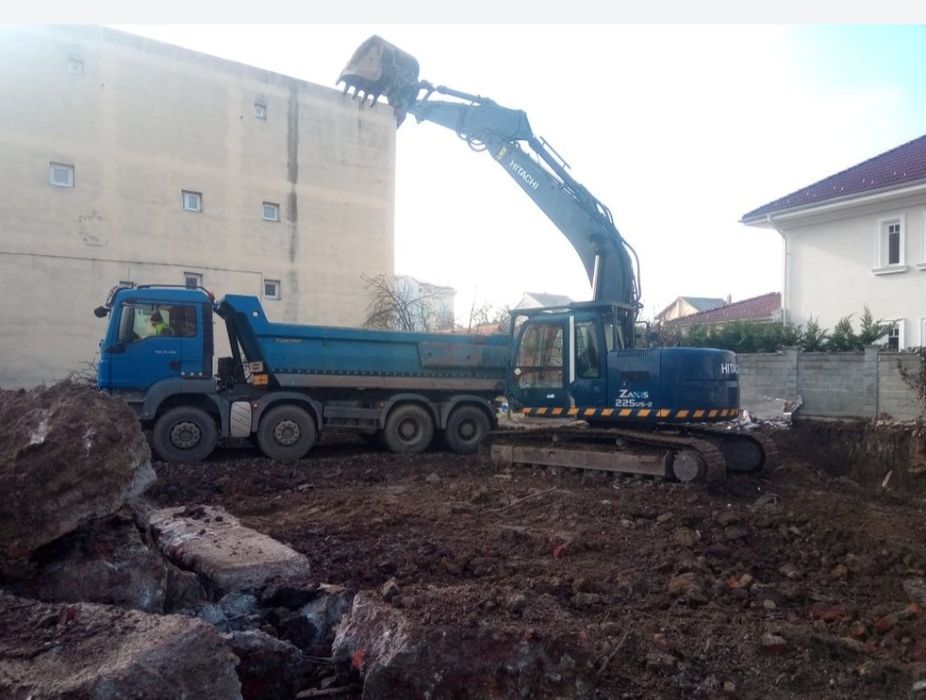 Șanțuri și canalizare fundati demolări și excavații