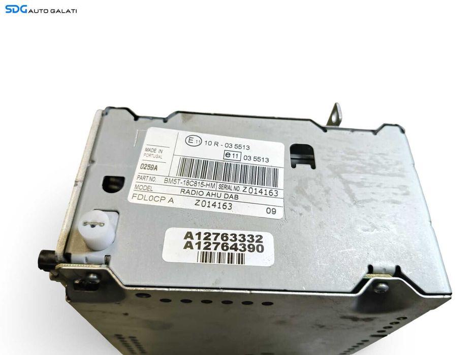 Unitate Radio CD Player AHU DAB Ford Focus 3 2010 - 2015 Cod BM5T-18C815-HM [LR0548]