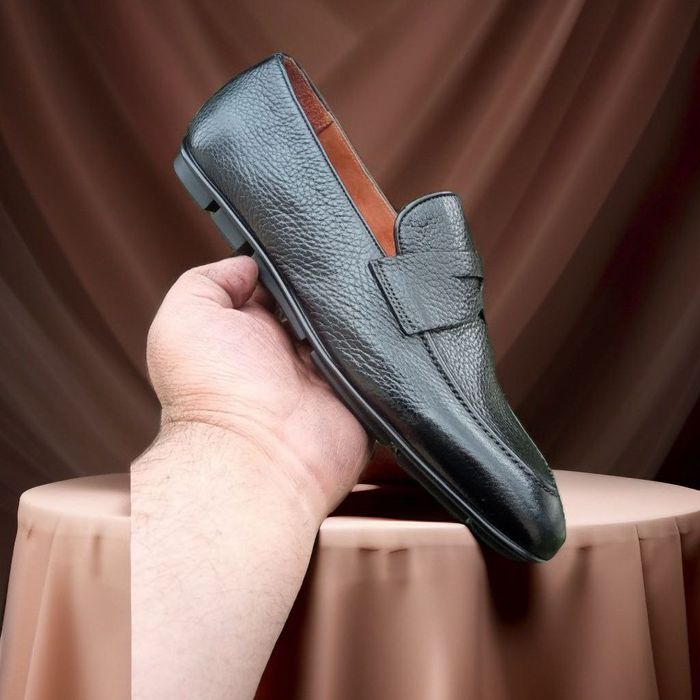 Натуральный кожаный лоферы