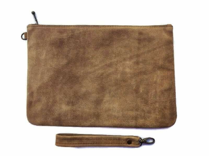 Несесер от естествен велур