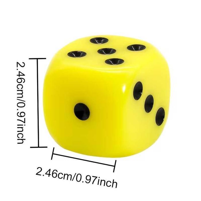 Комплект 2 бр. гигантски зарове D6 MGETRADE – уголемени