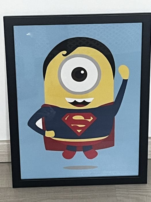Tablouri Minioni Supereroi – Decor pentru camera copii