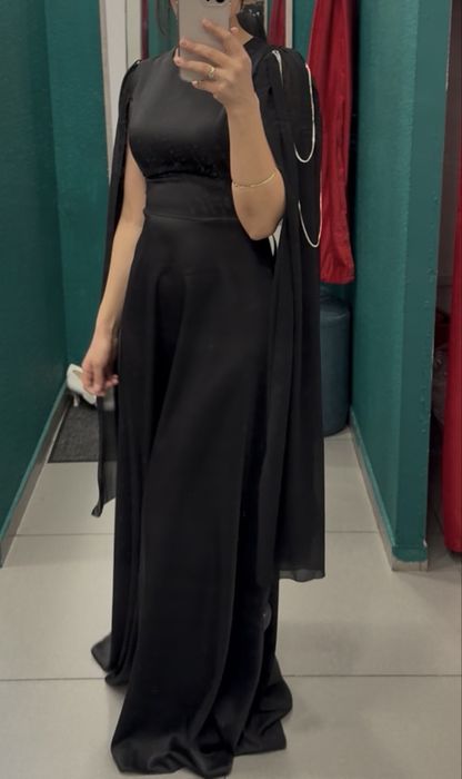 Вечернее платье черное выпускное