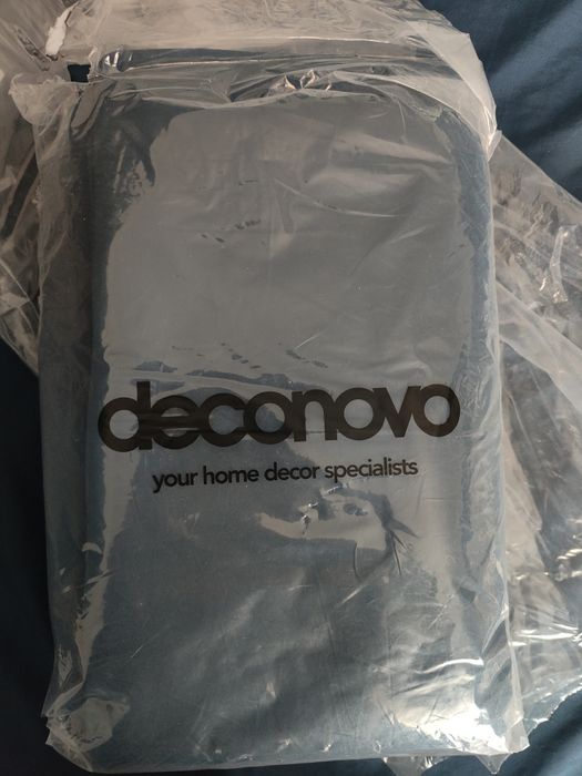 2 buc Draperii opace Deconovo - Albastru închis 210x140 cm