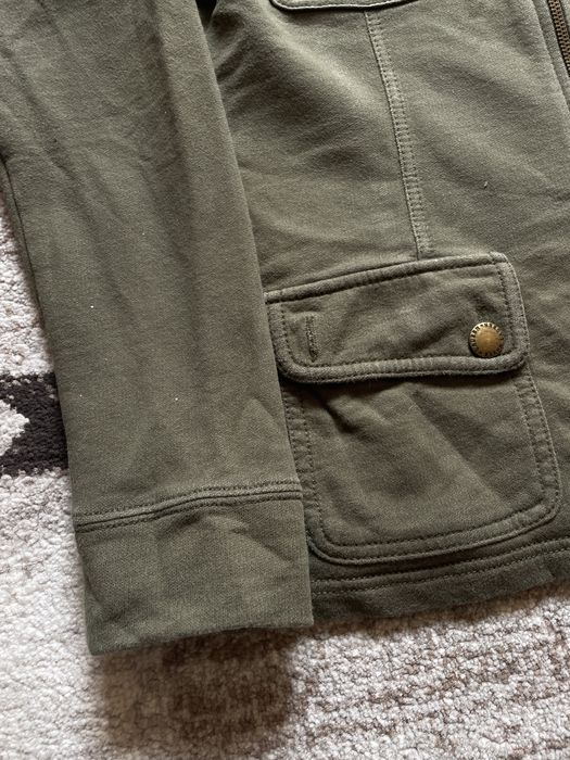Jacheta Lauren Ralph Lauren originala marimea M bumbac verde kaki stil safari zip