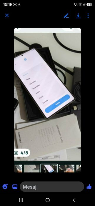 Samsung s25 ultra 512 GB garanție eMAG 12 luni