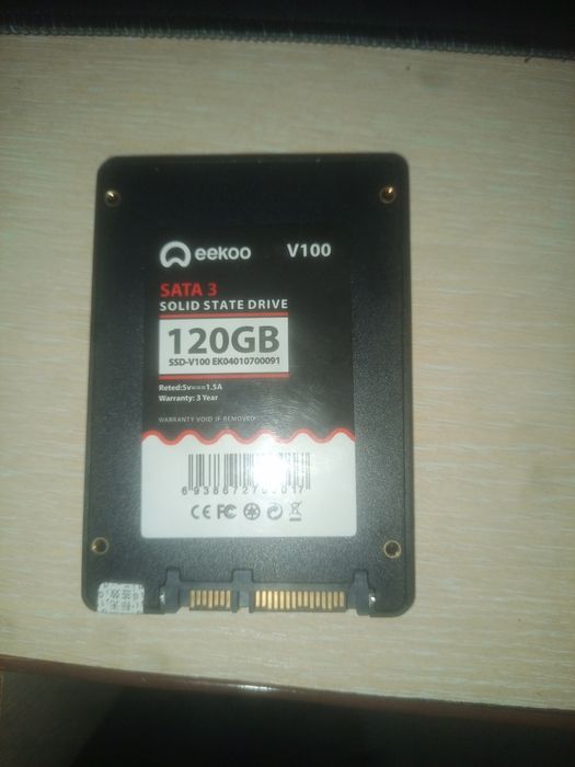 Ssd на 120гб почти новый