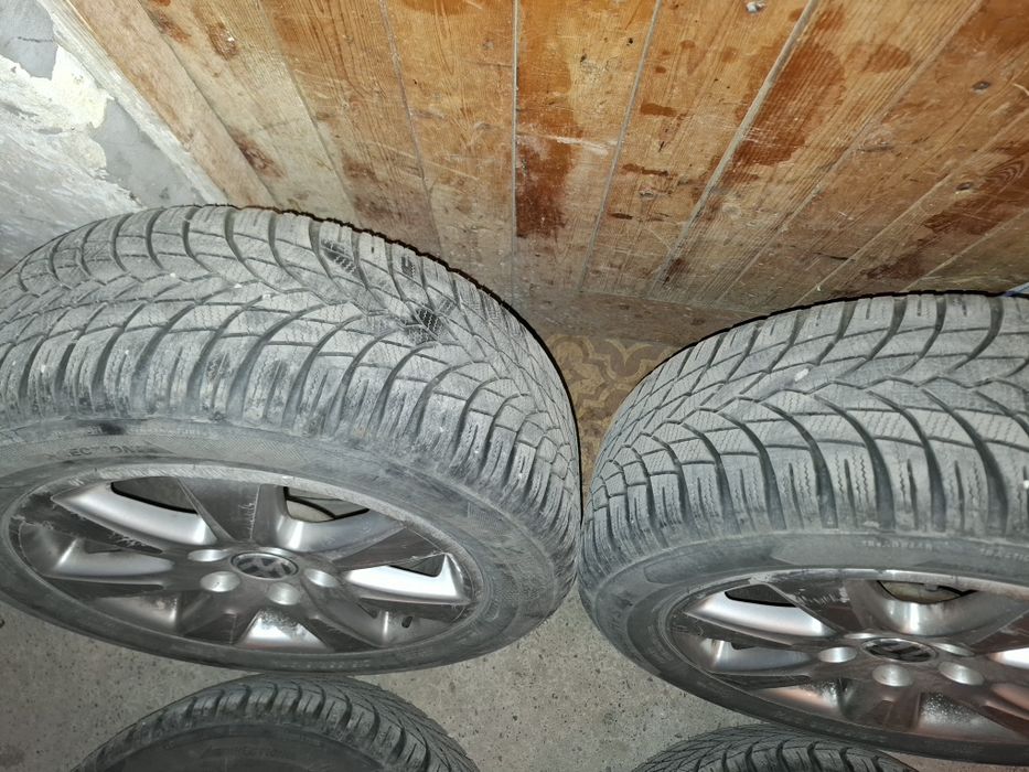 Джанти със зимни гуми VW 5x112 - 215/55/16