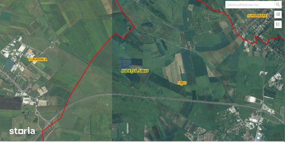Teren agricol extravilan, 49500 mp Sibiu - Vedere 2