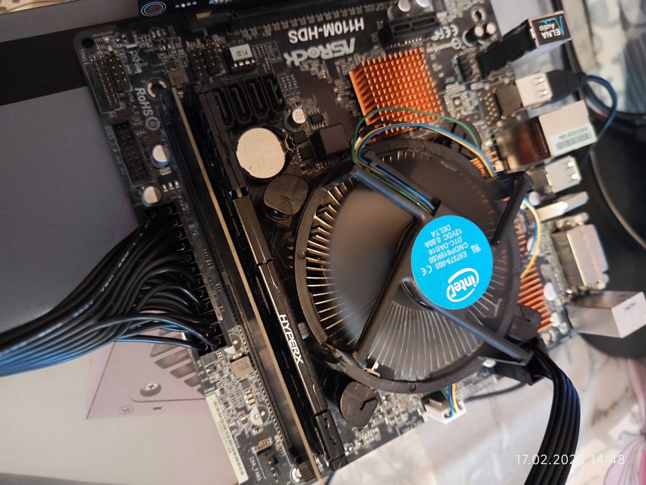 Комплект Intel i5 7500t, Asrock H110M HDS, RAM 8GB DDR4