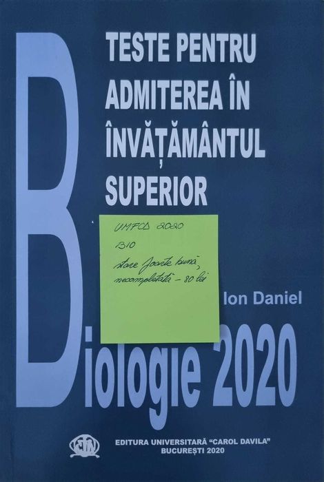 Carti admitere Medicina Bucuresti Cluj Brasov Iasi 2009-2022