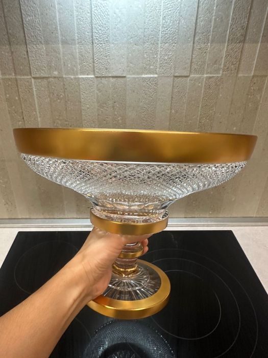 Ваза фруктовая хрусталь