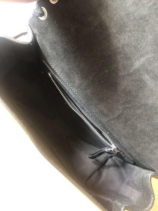 Poseta Massimo Dutti piele naturala si piele intoarsa