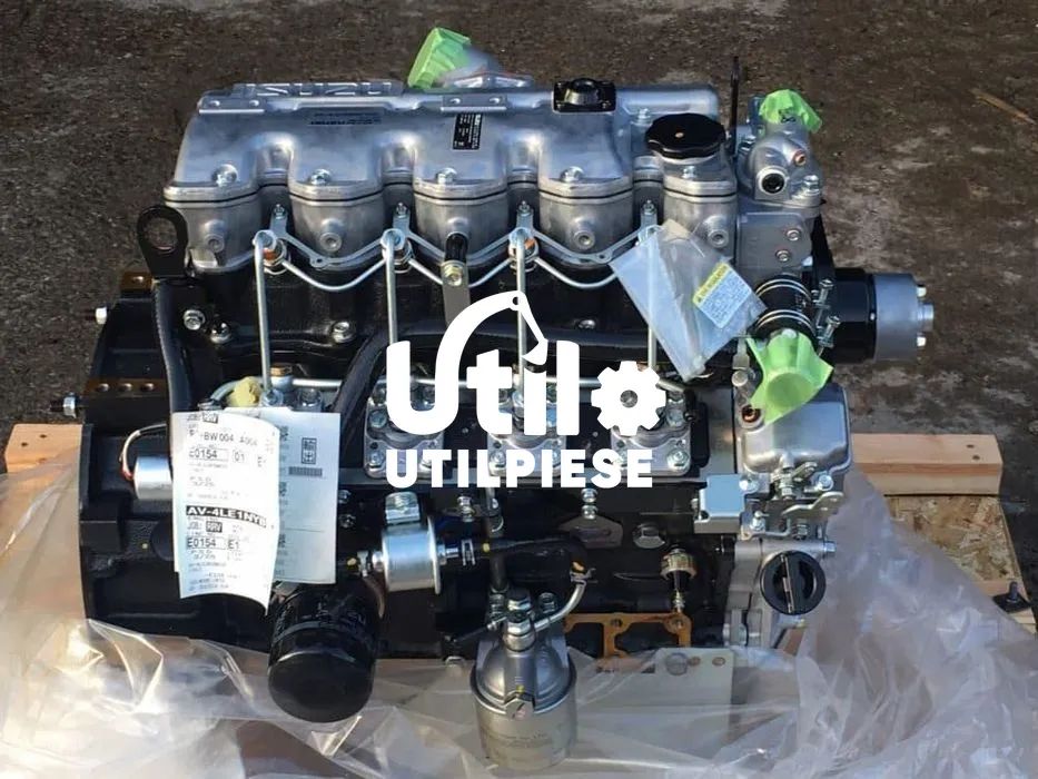 Motor Isuzu 4LE1 nou pentru Excavator Miniexcavator + garantie