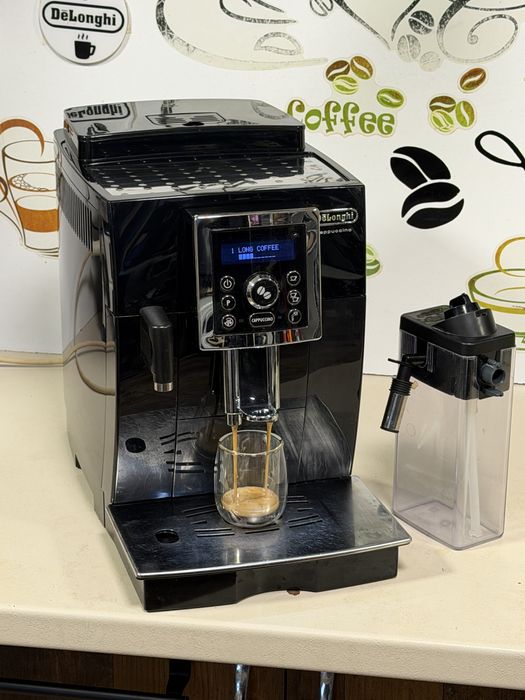 Кафемашина кафе автомат delonghi cappuccino с гаранция