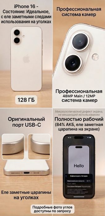 Продаётся iPhone 16
