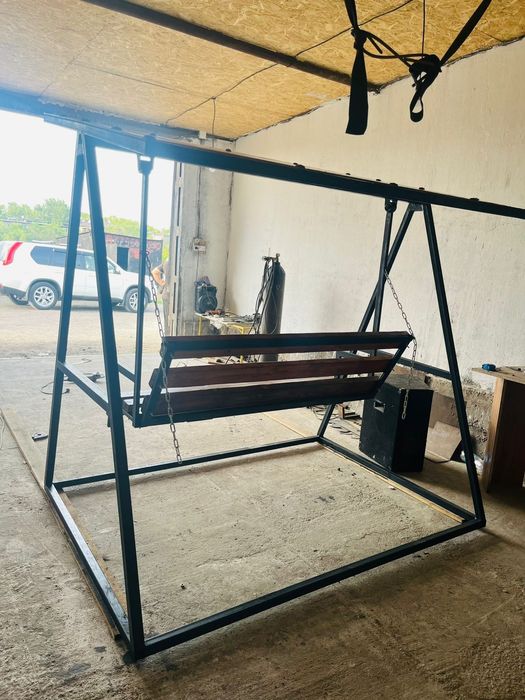 Качели садовые с регулировкой