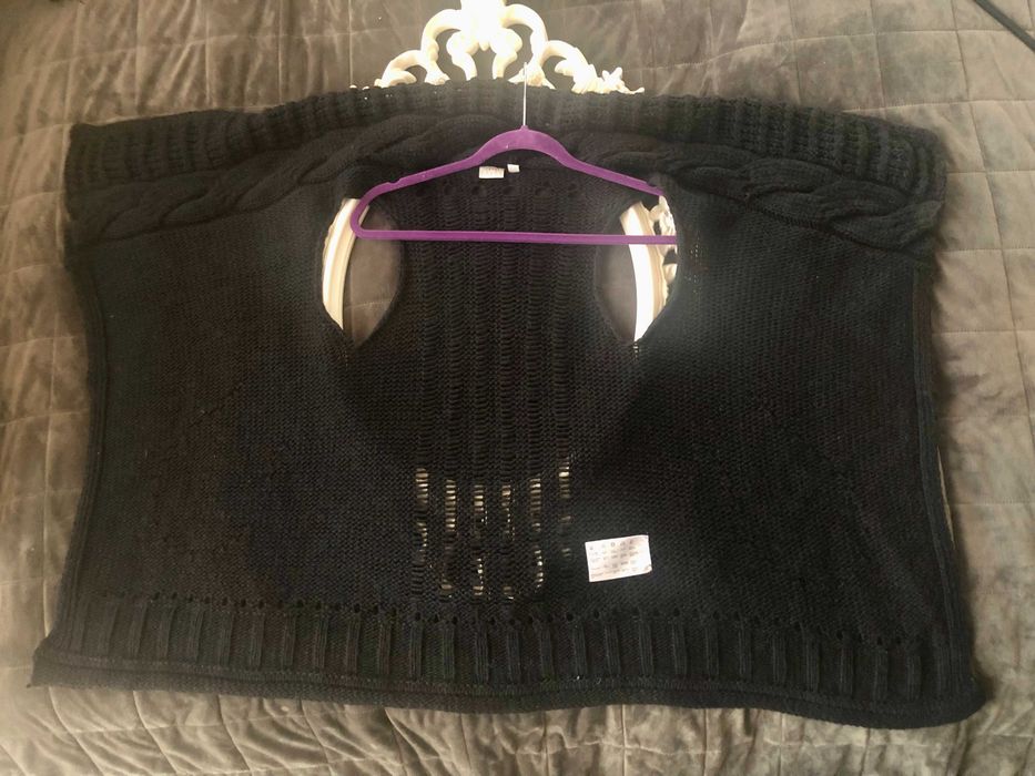 Vesta tricotata noua cu lana si mohair, marime S Esprit