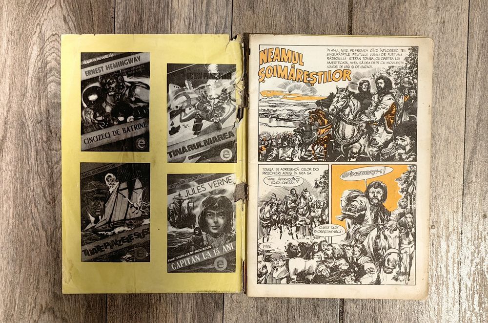 Benzi desenate Stramosii Neamul Soimarestilor Asediul banda desenata