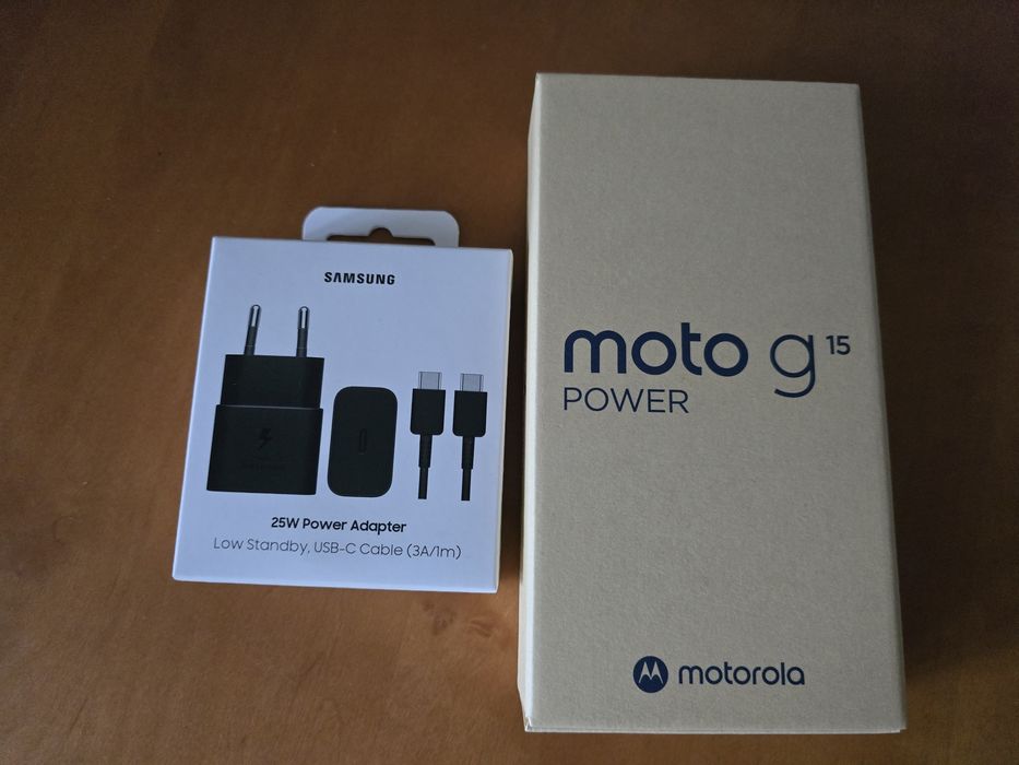 De vânzare Motorola G15 Power Nou + îmcărcător original