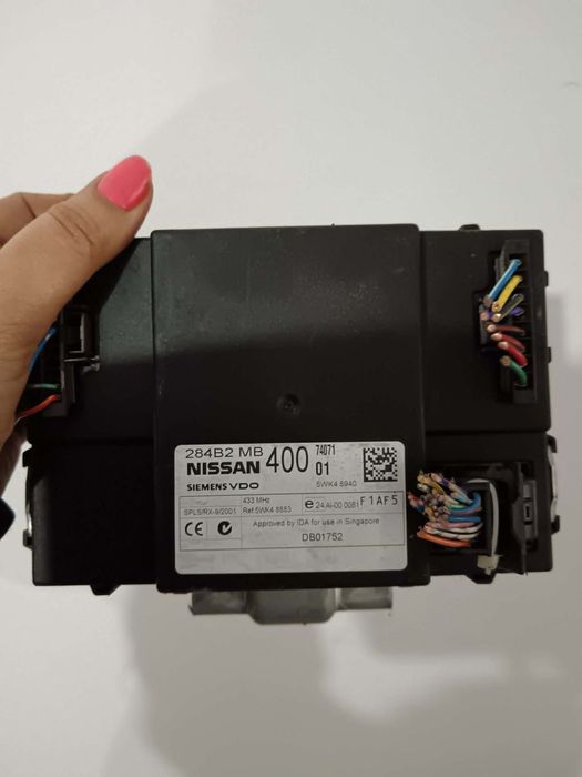 Calculator confort/ bcm nissan cabstar , patrol , renault maxity 2.5 d 2006-2012 284b2mb40001, 284b2 mb