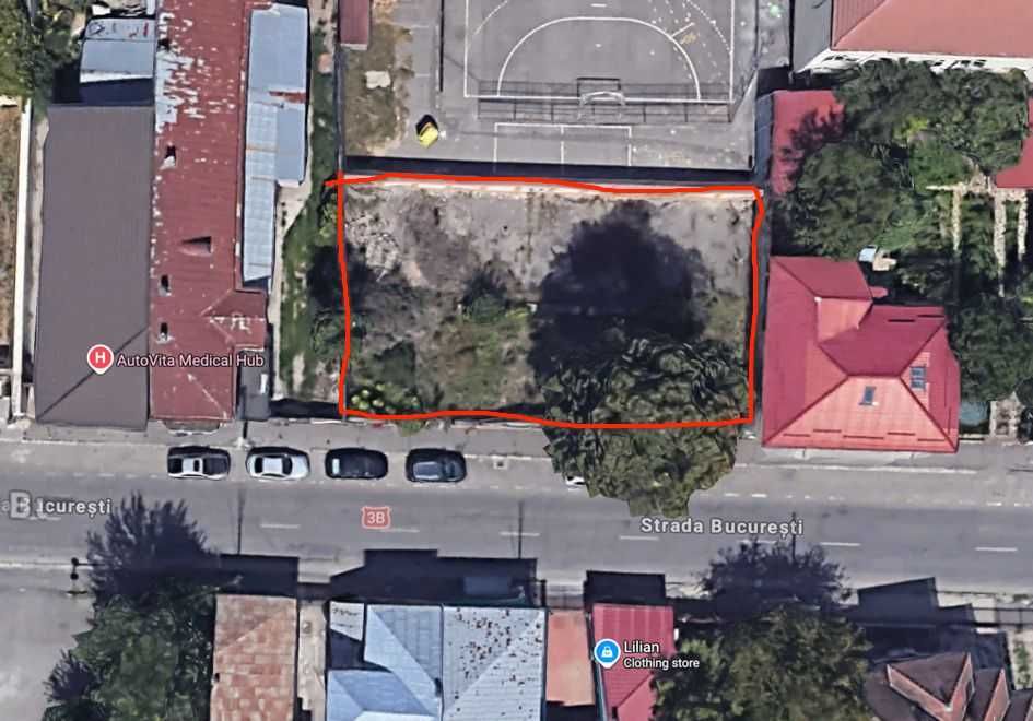 Teren de vânzare în Călărași – Str. București nr. 199