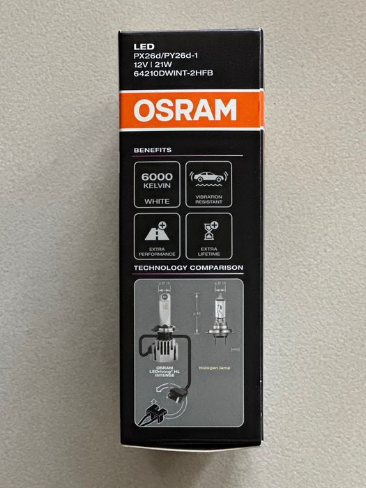 LED крушки Osram LEDriving HL INTENSE, H7