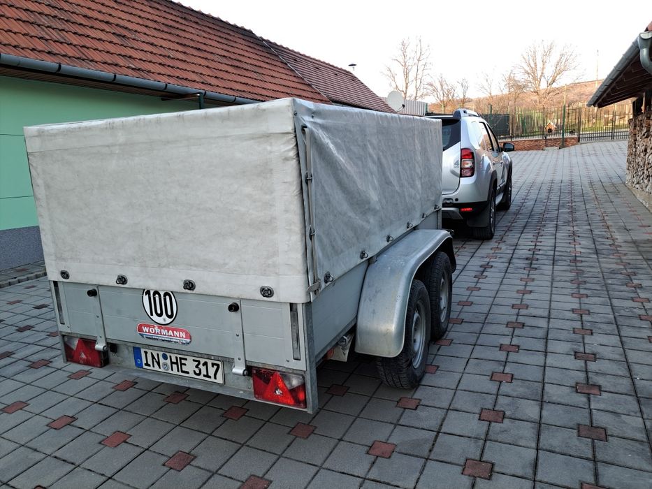 Vand remorca doua axe de 2, 6 tone