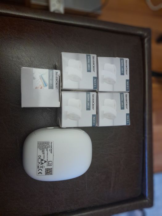 Imprimantă termică Sillercrest Alb/Negru penteu etichete