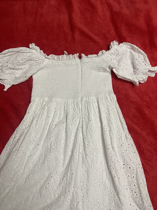 Rochie alba bumbac M / L
