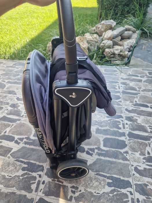 Лятна количка Cangaroo - Easy fold, сивa