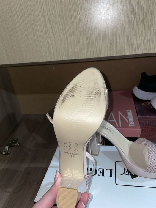 Сандали на ток 38 номер