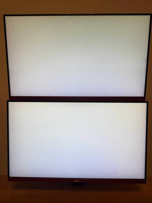 2x AOC Gaming 24.5" 144Hz + braț dublu