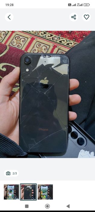 iPhone xr  abem skuterga