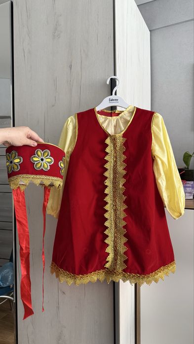 Продам русский национальный костюм для девочки 6-7 лет