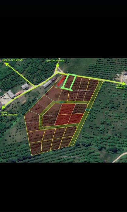 Vand 10 ari, teren intavilan in livada SCPP 4200€/ar