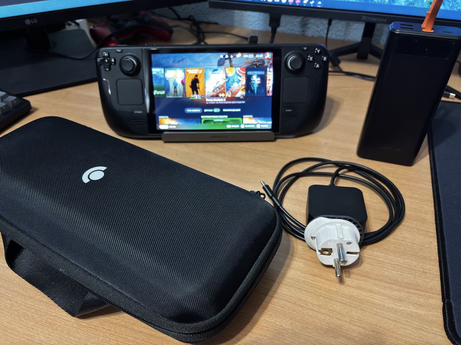 Steamdeck 1000 гб идеал состояние + комплект + подгончики