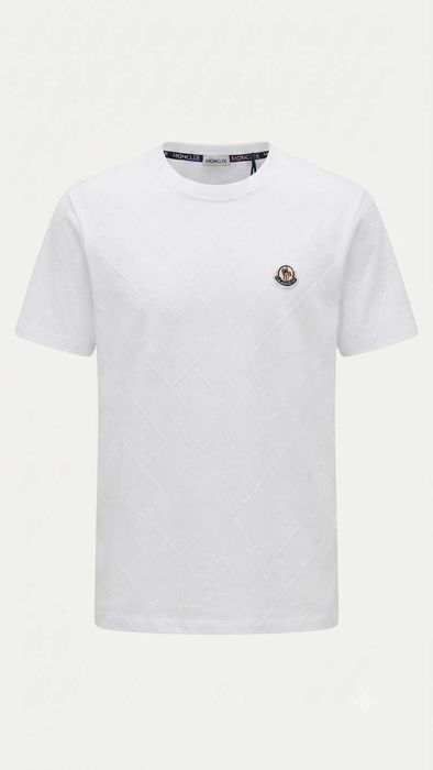Мъжка тениска, бяла, Moncler