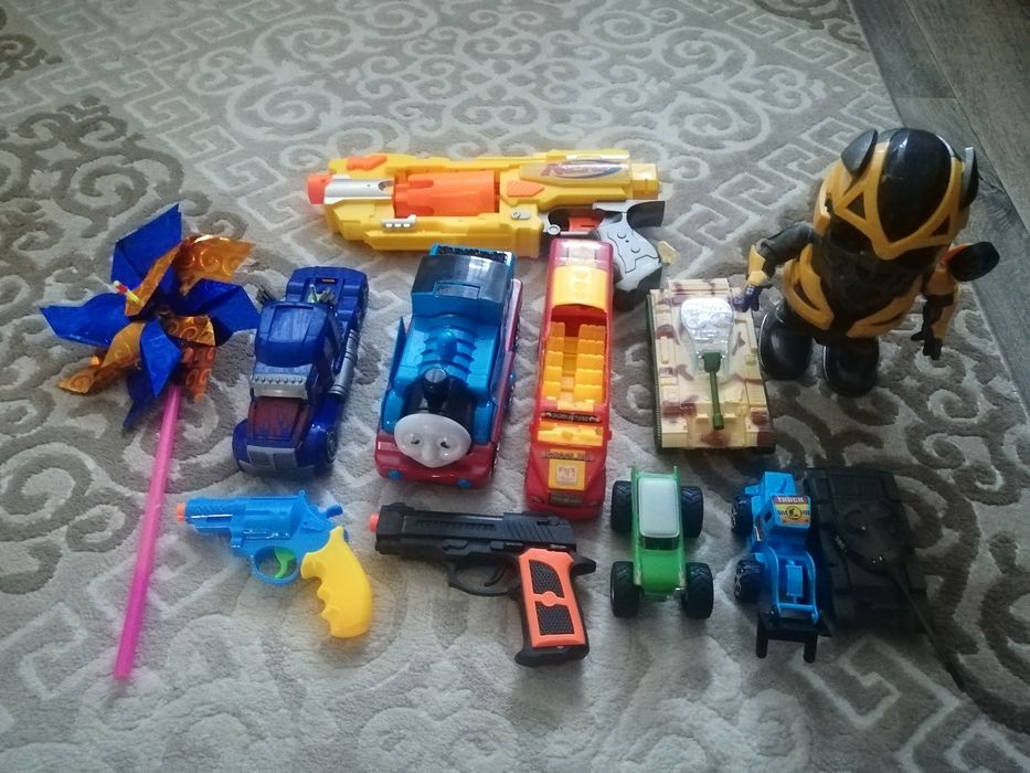 Корзина игрушек для мальчика