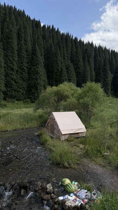 Надувной полатка