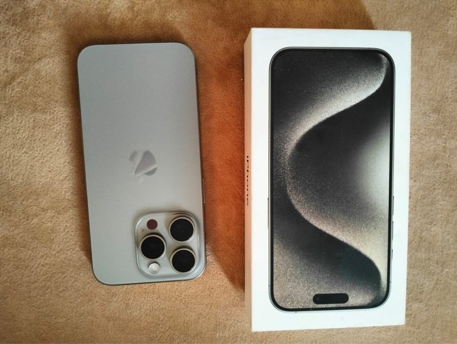 iPhone 15 pro, серого цвета, 256гб